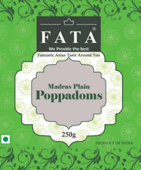 FATA Madras Plain Poppadoms