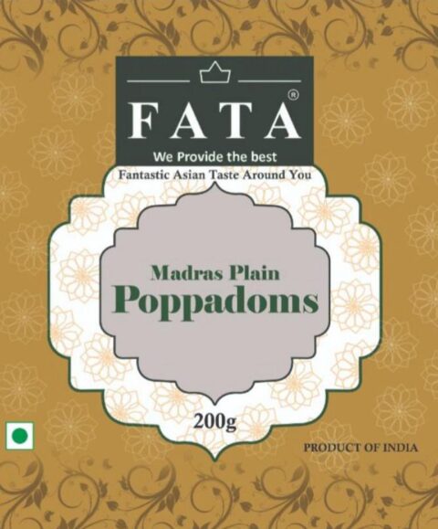 FATA Madras Plain Poppadoms